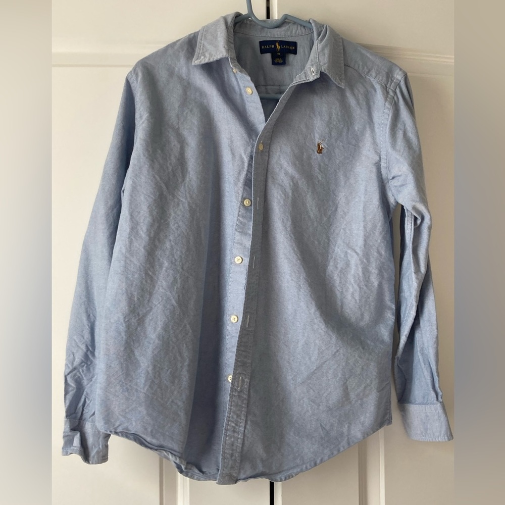 EUC Ralph Lauren Oxford cloth shirt